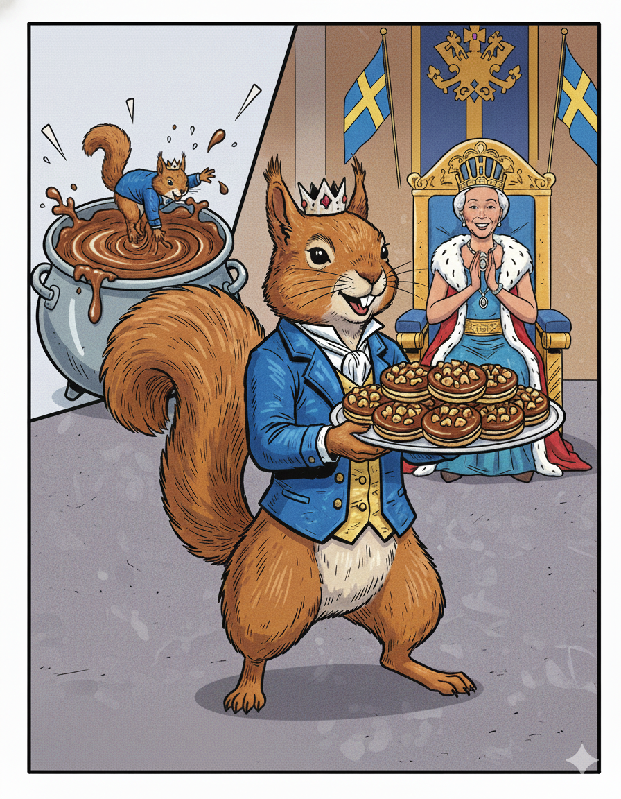 Nougatkekse mit karamellisierten Haselnüssen